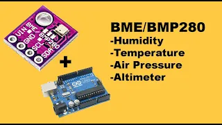 How to use BME280 sensor with Arduino (Humidity, Temperature, Barometric Pressure, and Altimeter)