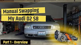 Manual Swapping an Audi D2 S8 - Part 1: Swap Overview