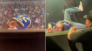 Post Malone Injures Ankle In Another On-Stage Fall After Bruising Ribs In Serious Tumble Last Month