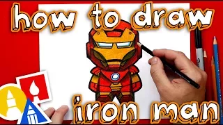 How To Draw Cartoon Iron Man