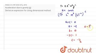 The time period Of oscillation of a simple pendulum depends on the following quantities Length of