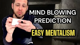 Mind Blowing Prediction Trick (Tutorial) EASY to do MENTALISM with a Shuffled Deck