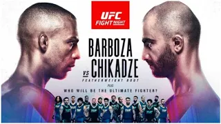 UFC VEGAS 35 LIVE BARBOZA VS CHIKADZE LIVESTREAM & FULL FIGHT NIGHT COMPANION