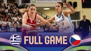 Greece v Czechia | Full Basketball Game | FIBA Women's EuroBasket 2025 Qualifiers