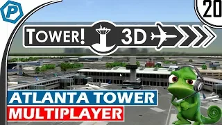 Tower3D Pro | Multiplayer Air Traffic Control Simulator | Atlanta | KATL | Tower Mode | #20