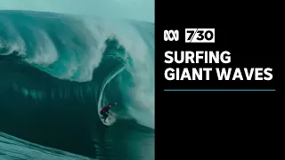 Riding giant waves in Western Australia | 7.30