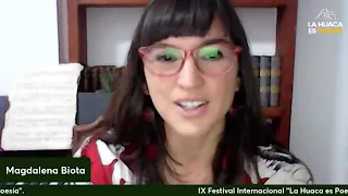 Andrea Rojas Vásquez en La Huaca es poesía, Perú