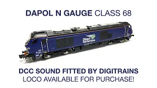 Dapol N Gauge Class 68 DCC Sound Fitted By Digitrains