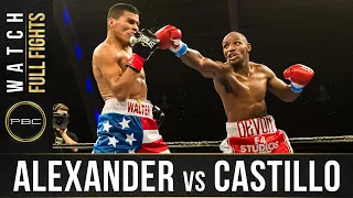 Alexander vs Castillo FULL FIGHT: November 21, 2017 | PBC on FS1