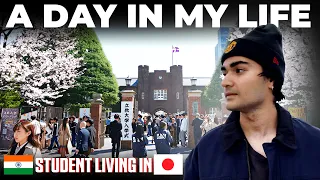 A Day in My Life at a Japanese University | Indian Student in Japan VLOG (ENG SUB)