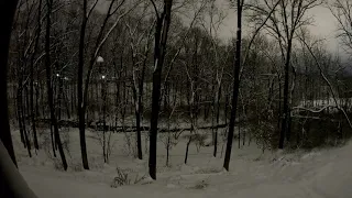 Winter Storm Gail 12/16/20 Time lapse over 20 Hours of Snow in Under 5 Minutes