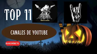 TOP 11 CANALES DE YOUTUBE