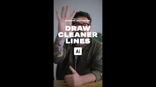 How to draw cleaner lines with the Pencil Tool in Adobe Illustrator ✏️✏️✏️