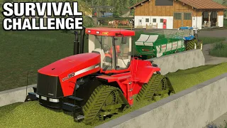 FILLING THE SILAGE PIT - Survival Challenge No Mans Land FS19 Ep 117