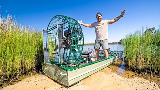 I Bought World's SMALLEST AIRBOAT!!! (ultimate testing)