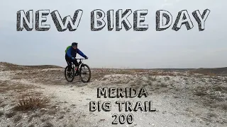 New bike day. Merida Big Trail. Обзор нового велосипеда