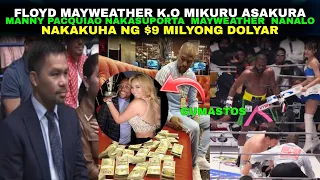 FLOYD MAYWEATHER K.O MIKURU ASAKURA SA HARAP MISMO NI MANNY PACQUIAO