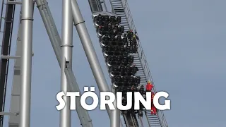 Eindrücke der Silver Star Evakuierung vom 30.10.2022 im EUROPA-PARK