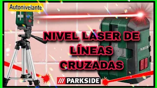 Nivel laser de lineas cruzados de Parkside