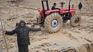 The heavy flood in the nomadic area caused heavy damages