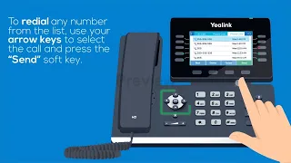 Dove Phones - Call History Tutorial for Yealink  SIP-T54w series VoIP, Cloud-Based Voice Solution