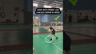 UPGRADE YOUR DOUBLES RETURN IN 2023⬆️| Badminton Tamil #shorts #badminton #tricks #tirunelveli