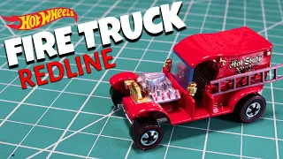 Painting Hot Wheels Cars - Redline C-Cab Fire Truck