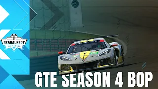 GTE Balance of Performance in iRacing Season 4 2020