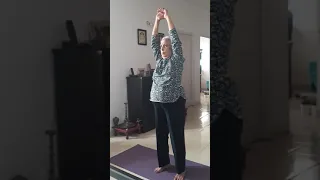 Grandma's daily workout