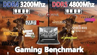DDR4 vs DDR5 RAM Gaming Benchmark Test in 2022 | #AsusTUFDashF15 | #RTX3050 |@StealthGamerSG