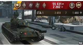 WoT - STA-1 - WZ-111 Challenge (Ace Tanker, Top Gun, High Caliber)