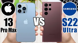 iPhone 13 Pro Max vs Samsung Galaxy S22 Ultra