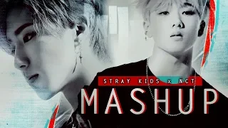 STRAY KIDS & NCT — Side Effects / Black on Black / GO (MASHUP)