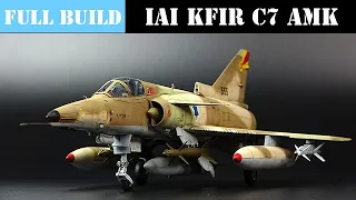 IAI KFIR 1/48 AMK scale model aircraft building