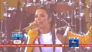 Demi Lovato - Sorry Not Sorry (Live on Good Morning America) - August 18