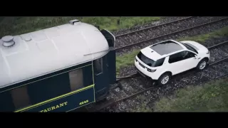 Land Rover Discovery Sport tows 100-ton train