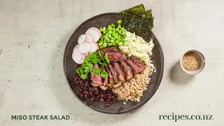 Miso Butter-Basted Steak Salad