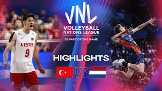 🇹🇷 TÜR vs. 🇳🇱 NED - Highlights | Week 1 | Men's VNL 2024