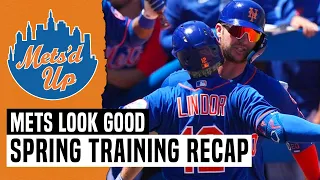 Jacob deGrom, Max Scherzer, Francisco Lindor DOMINATE Spring Training | Mets'd Up Podcast