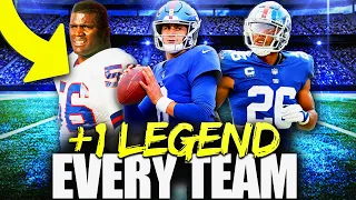 I added 1 LEGEND to EVERY NFL Team