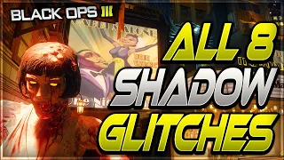 ALL *8* WORKING GLITCHES on SHADOW OF EVIL ( Pile Up/ God Mode/ Wallbreach) | COD BO3 GLITCHES !