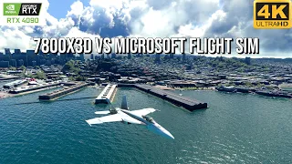 Microsoft Flight Simulator Gameplay | RTX 4090 | 7800X3D