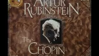 Arthur Rubinstein - Chopin Nocturne Op. 9, No. 1 in B flat