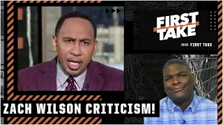 HORRIBLE! Stephen A. Smith GOES IN on Zach Wilson! | First Take