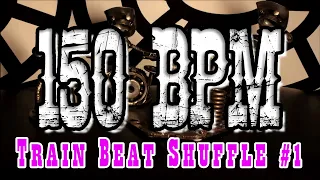 150 BPM - Train beat shuffle #1 - 4/4 Drum Beat - Drum Track