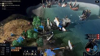 Age of Empires IV – First 1v1 Naval Battle