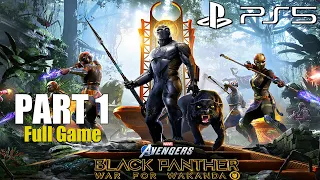 PS5 Marvel's Avengers: Black Panther War For Wakanda DLC Gameplay Walkthrough Part 1 (Full Game)