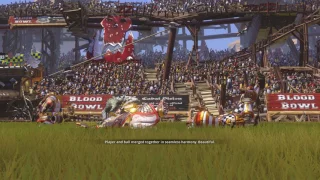 Blood Bowl 2 - Ramtut III killed by Diving Tackle!