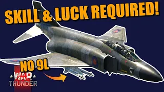 War Thunder F-4 FGR2 (F-4M), the PHANTOM that needs A LOT of SKILL & LUCK to be competitive!