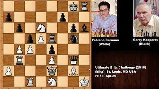 Fabiano Caruana vs Garry Kasparov (2016)